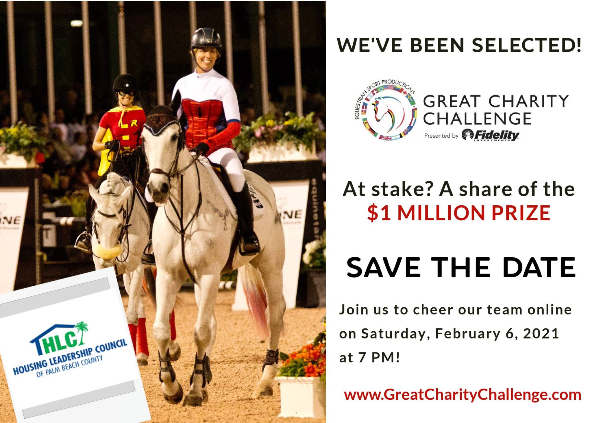 HLC selected to participate in the 2021 Great Charity Challenge